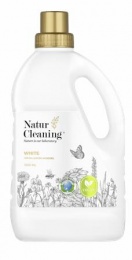 Mosógél, hipoallergén, fehér ruhákhoz, 1,5 l, NATURCLEANING "White"